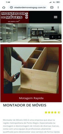 Site Montador de Móveis GSG